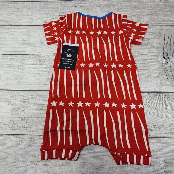 NWT Rags To Raches‎ Baby Boy 4th Of July Romper Size 12-18 months - Picture 5 of 6